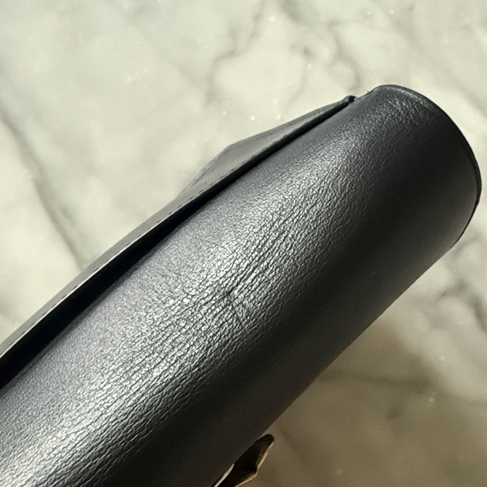 Coach Bowery Mini Crossbody Black Leather - Picture 4 of 7